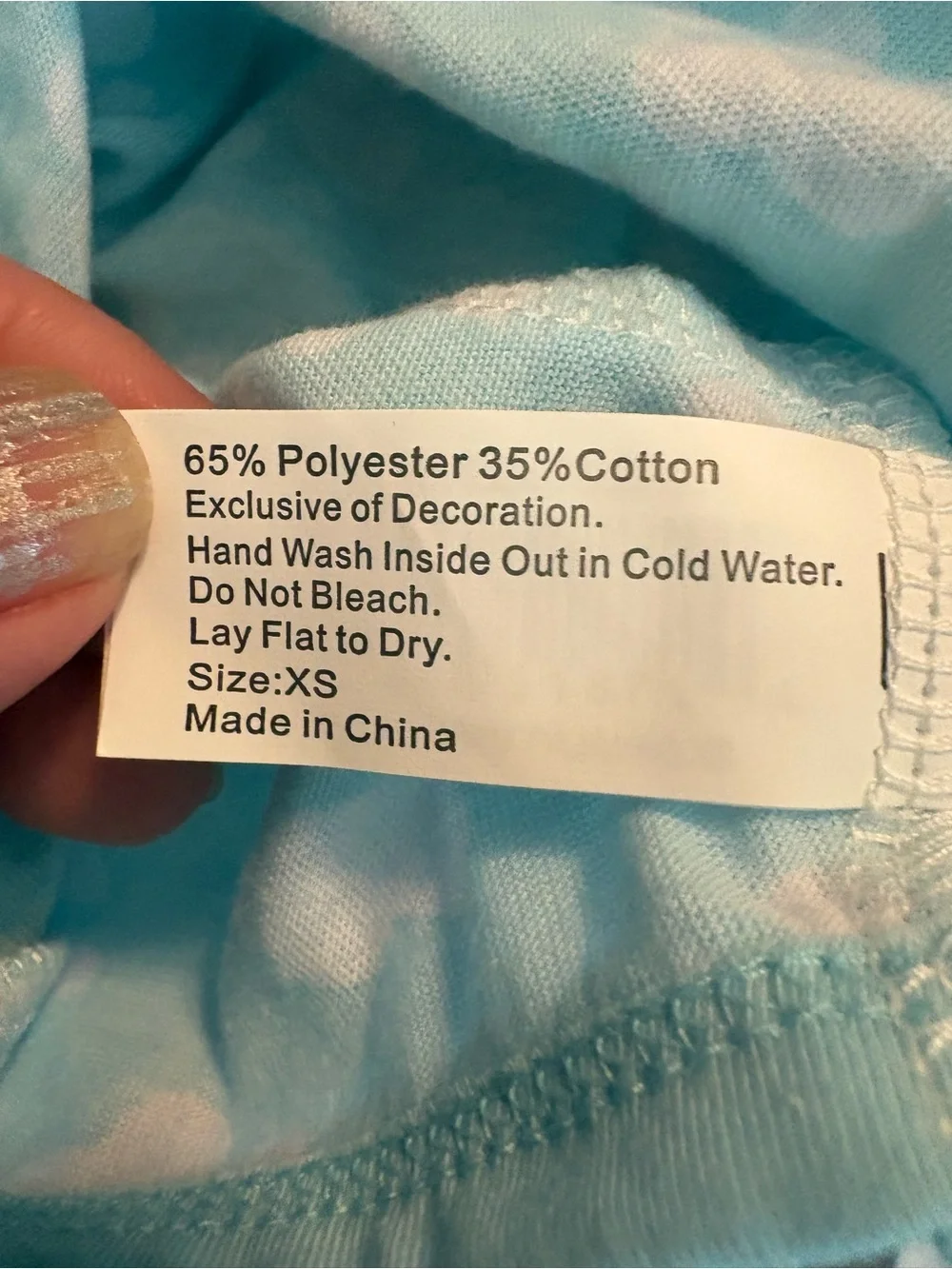 Light Blue Paw-Print Dog Onesie with White Bone Accent